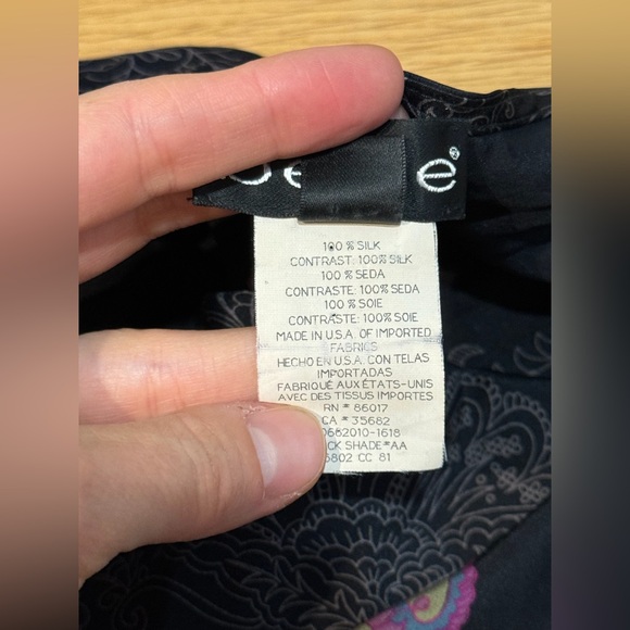 Bebe y2k Silk Halter Top Sz Small - Picture 3 of 7